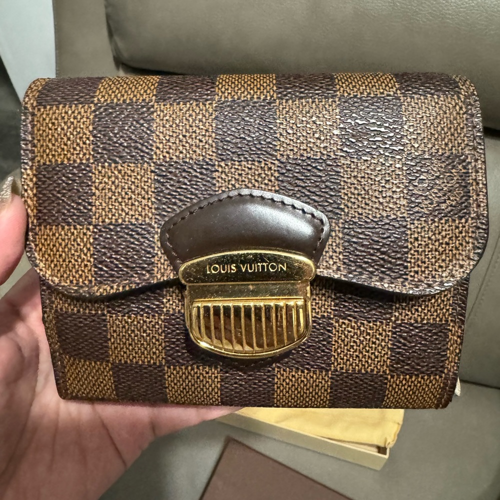 AUTHENTIC LOUIS VUITTON JOEY DAMIER WALLET